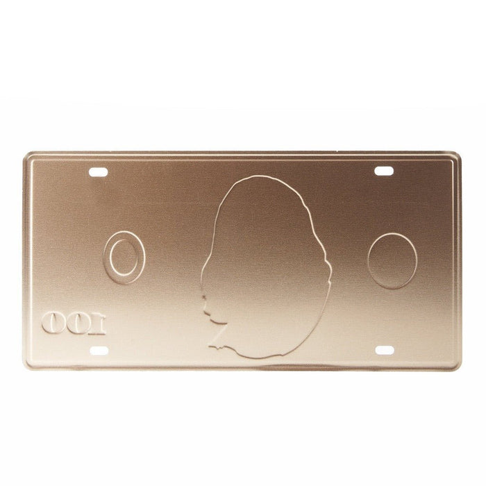 Number Plates wall sign - Hundred Dollars