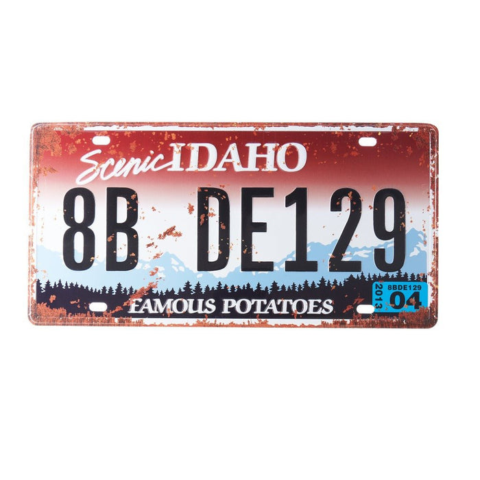 Number Plates wall sign - Idaho 8B DE129