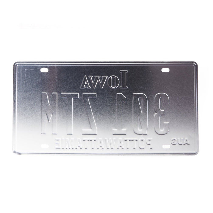 Number Plates wall sign - Iowa 301 ZTM