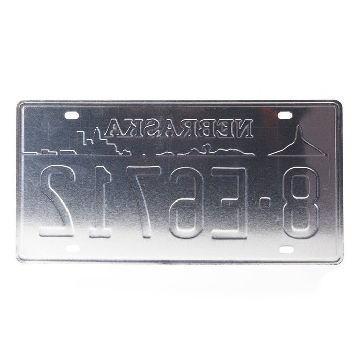 Number Plates wall sign - Nebraska-8-E6712