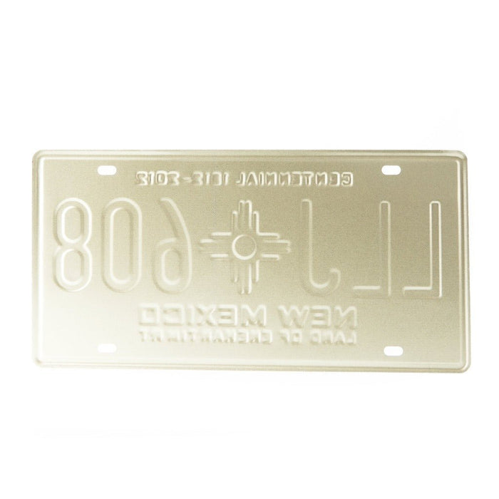 Number Plates wall sign - New Mexico LLJ 608