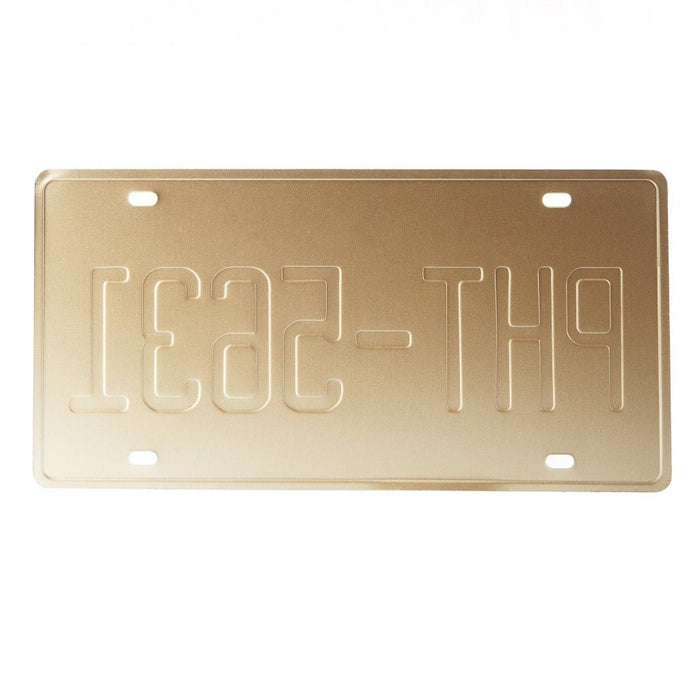 Number Plates wall sign - North Carolina PHT-5631