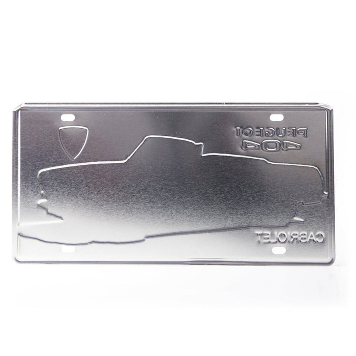 Number Plates wall sign - Peugeot 404