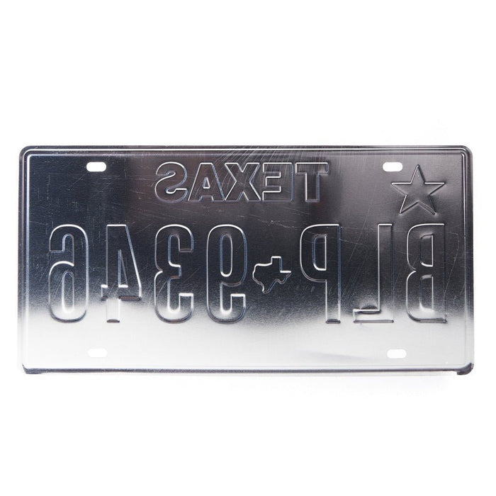 Number Plates wall sign - Texas BLP 9346
