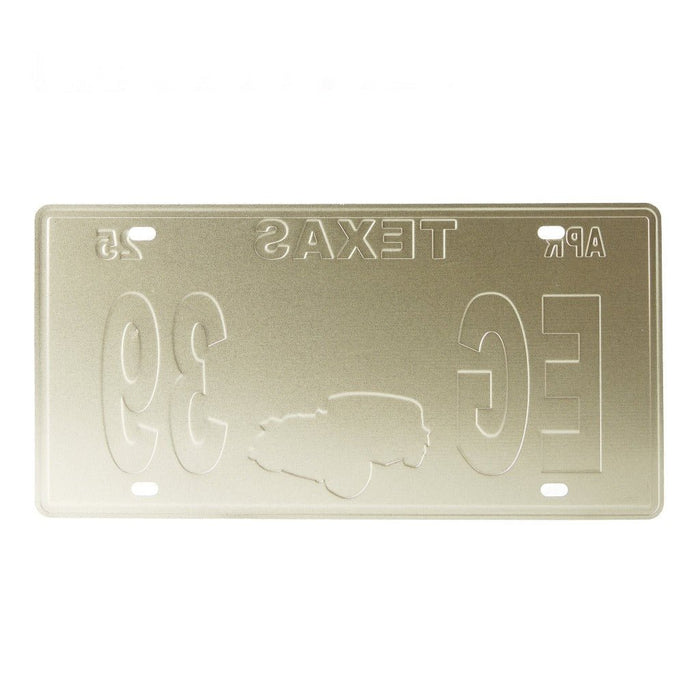 Number Plates wall sign - Texas EG39