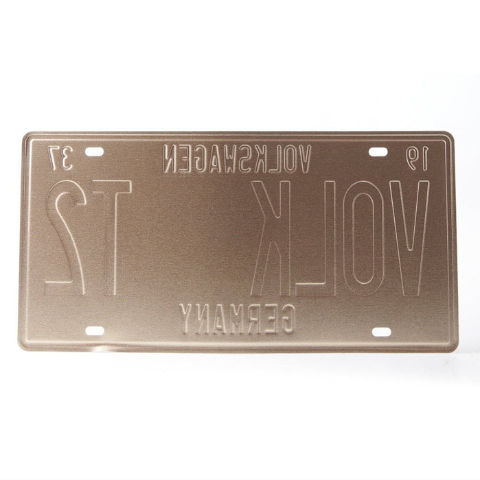 Number Plates wall sign - Volkswagen VOLK T2