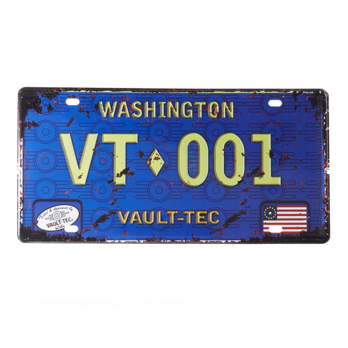 Number Plates wall sign - Washington VT 001