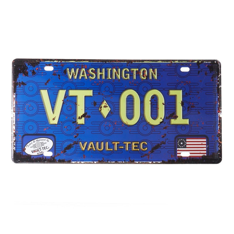 Number Plates wall sign - Washington VT 001