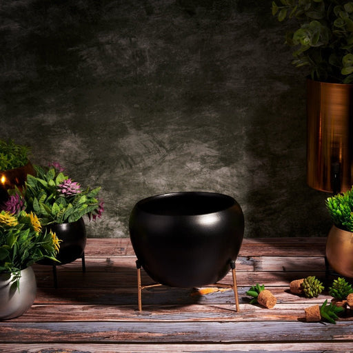 Planter stand - Bowl (Black) - eazy wagon