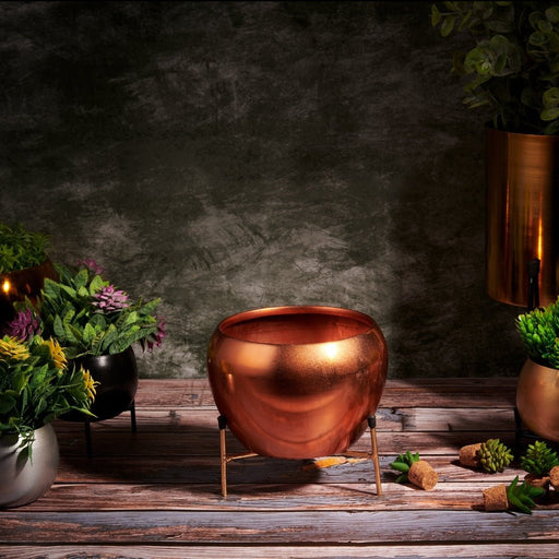 Planter stand - Bowl (Orange) - eazy wagon