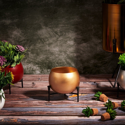Planter stand  - Small pots (Gold) - eazy wagon