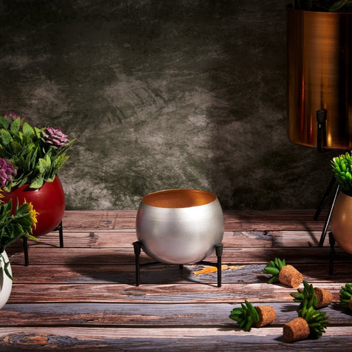 Planter stand  - Small pots (Silver) - eazy wagon
