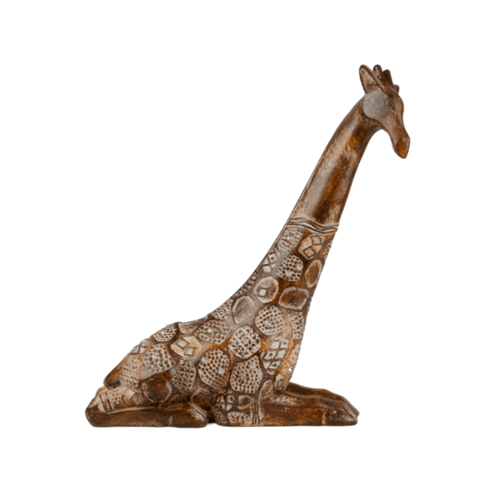 Poly Resin Showpieces - Giraffe Brown