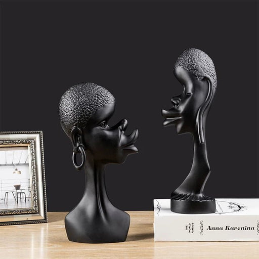 Resin show pieces - African couple set - eazy wagon