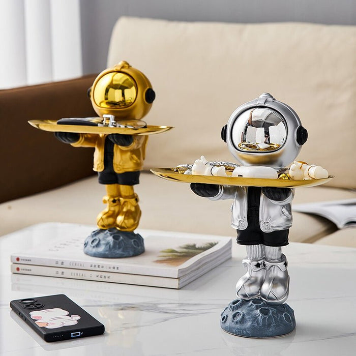 Resin Showpieces - Astronaut Tray Holders