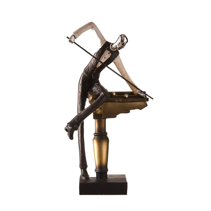 Resin showpieces - Billiard Player