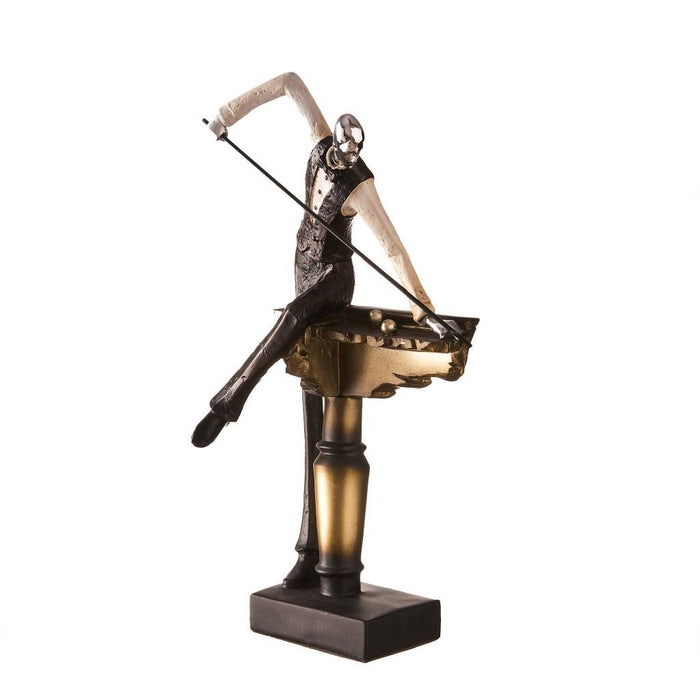 Resin showpieces - Billiard Player