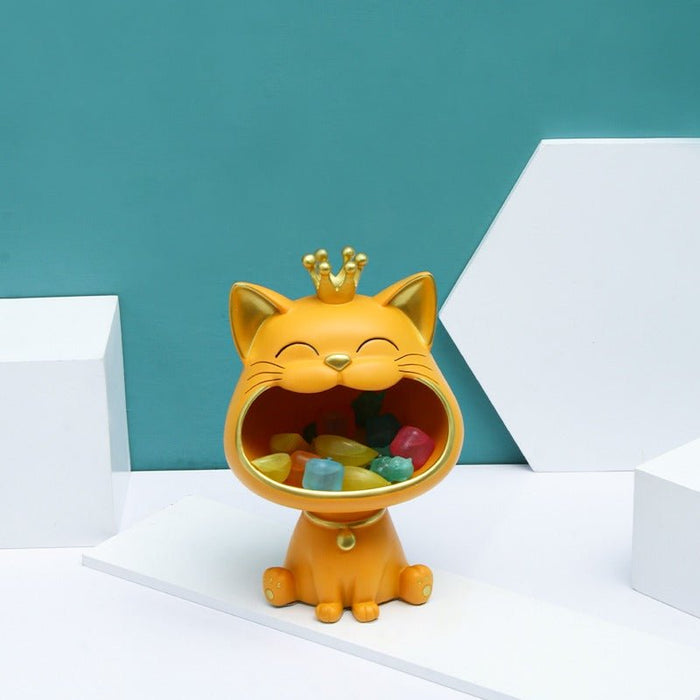 Resin showpieces - Crown cat - eazy wagon