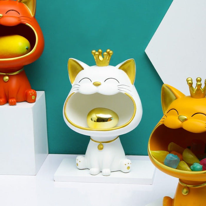 Resin showpieces - Crown cat - eazy wagon