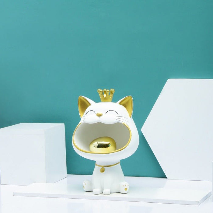 Resin showpieces - Crown cat - eazy wagon
