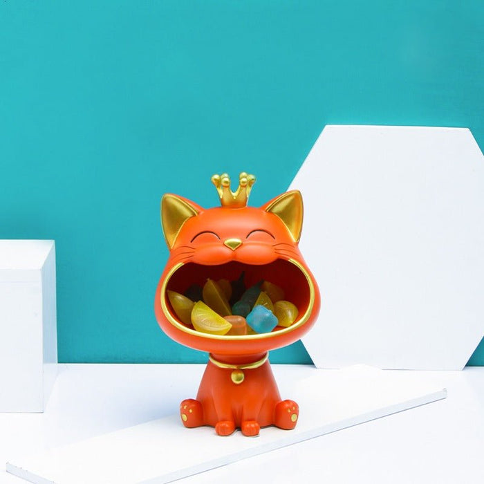 Resin showpieces - Crown cat - eazy wagon