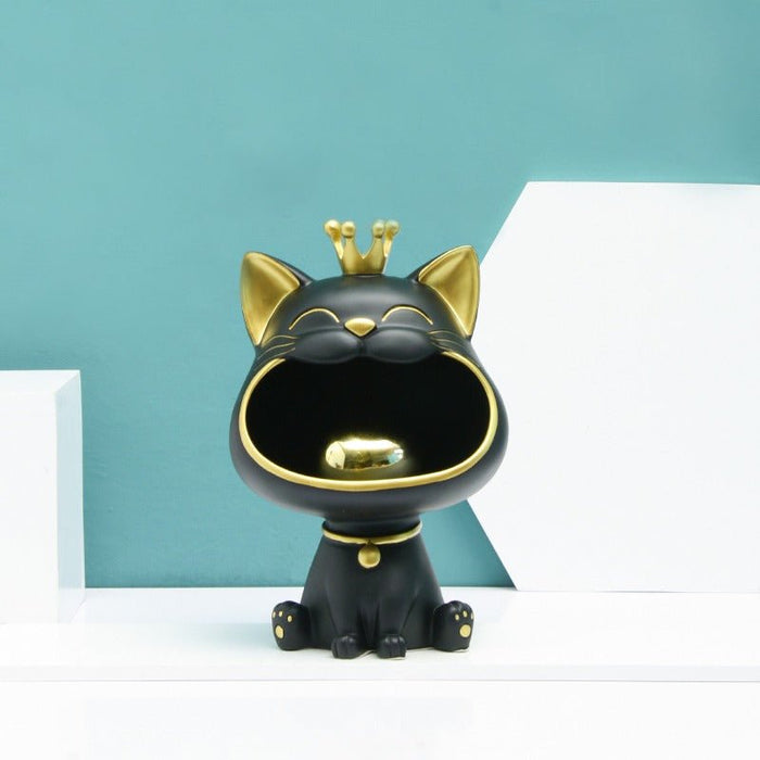 Resin showpieces - Crown cat - eazy wagon