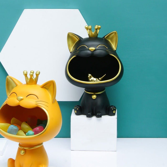 Resin showpieces - Crown cat - eazy wagon