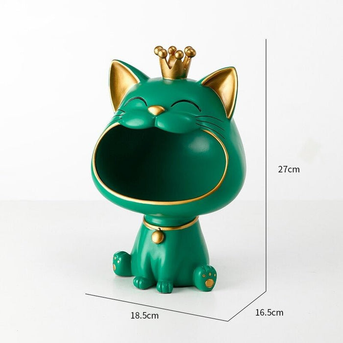 Resin showpieces - Crown cat - eazy wagon