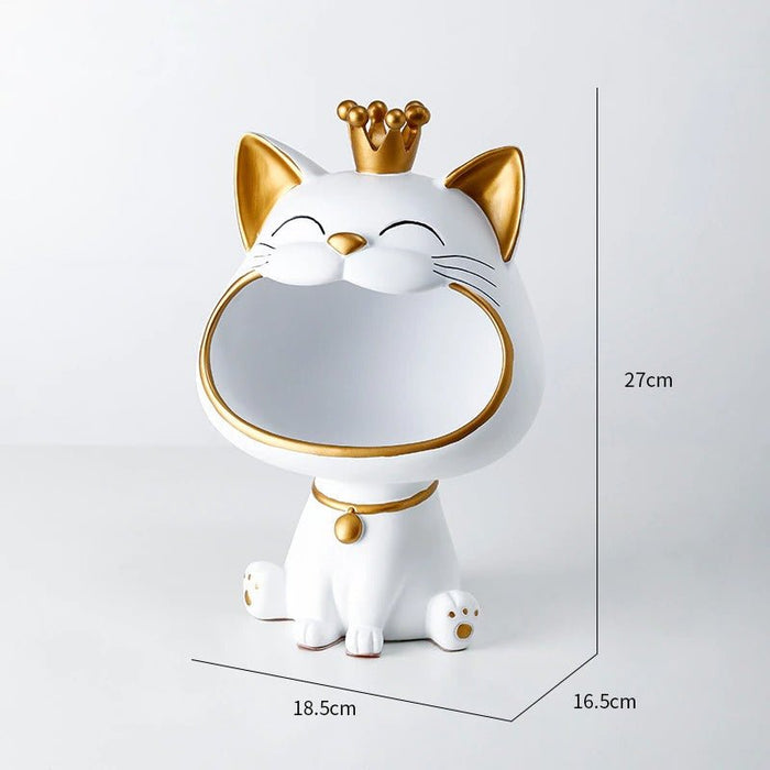 Resin showpieces - Crown cat - eazy wagon