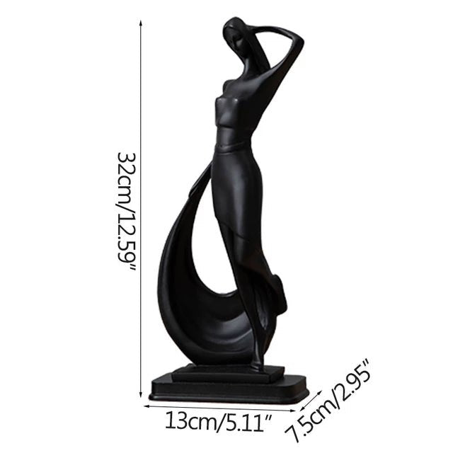 Resin showpieces - Dancing lady - eazy wagon