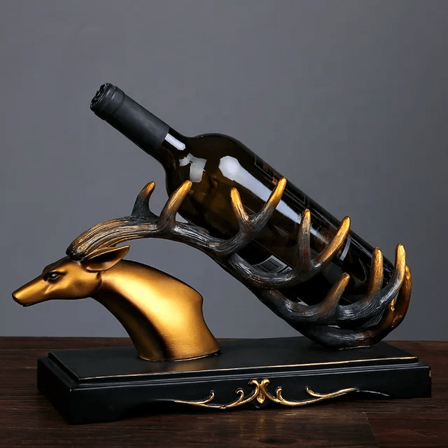 Resin showpieces - Deer head Bottle Holder