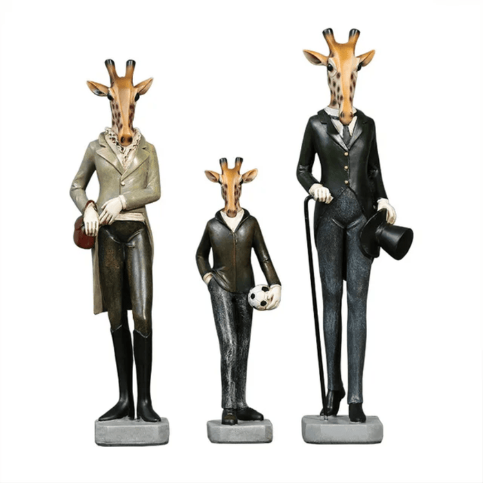 Resin showpieces- Giraffe Family Showpiece