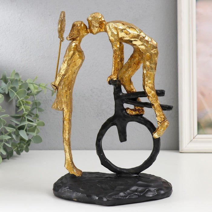 Resin Showpieces - Golden Couple Cycle