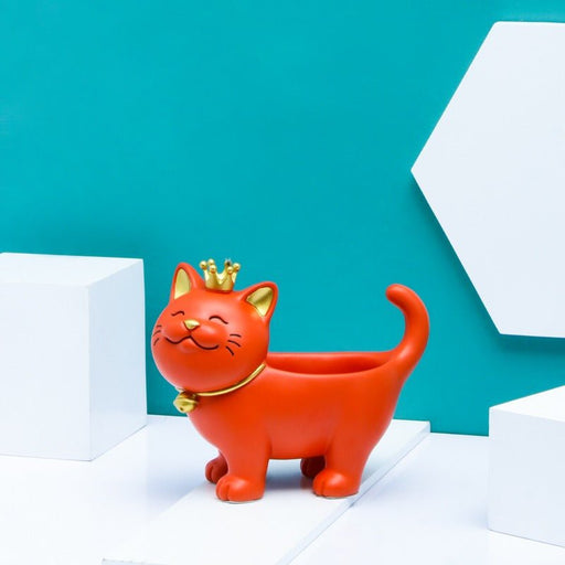Resin Showpieces - Crown Cat - eazy wagon