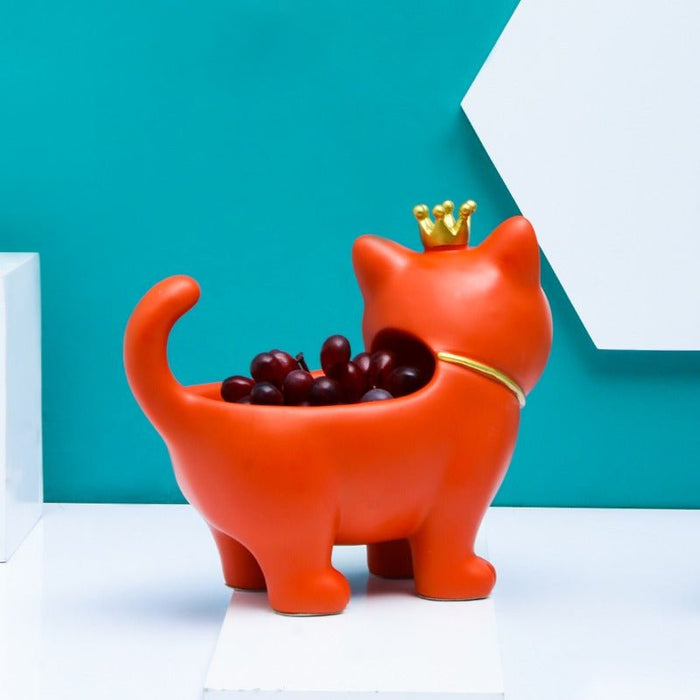 Resin Showpieces - Crown Cat - eazy wagon
