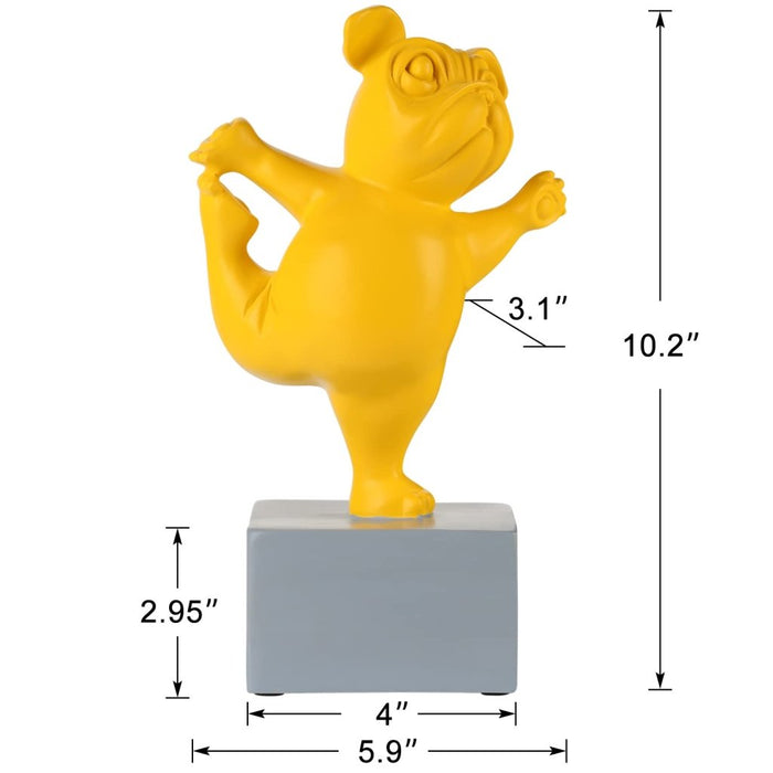 Resin Showpieces - Yoga dogs - eazy wagon
