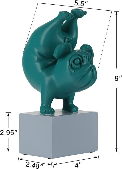 Resin Showpieces - Yoga dogs - eazy wagon