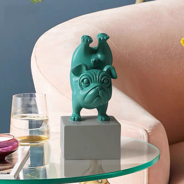 Resin Showpieces - Yoga dogs - eazy wagon