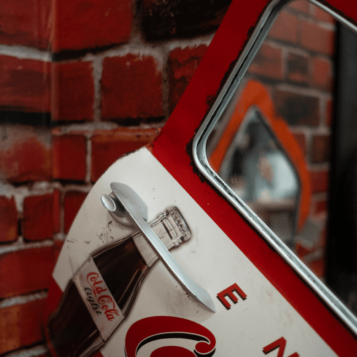 Retro Wall Décor With Mirror - Coca Cola - eazy wagon
