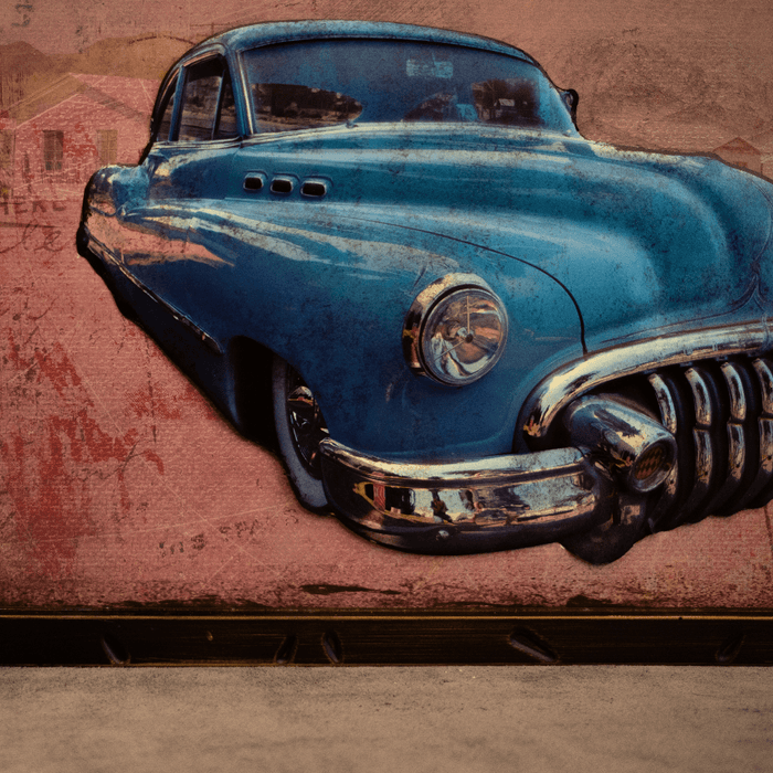 Retro Wall Frame - 1949 Buick - eazy wagon