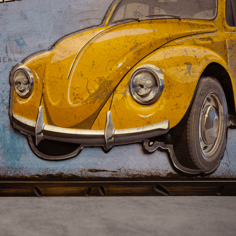 Retro Wall Frame - VW Beetle - eazy wagon
