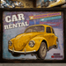 Retro Wall Frame - VW Beetle - eazy wagon
