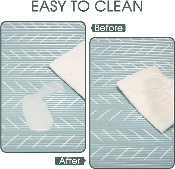 Shelf Liners for Kitchen Plastic - Green Line