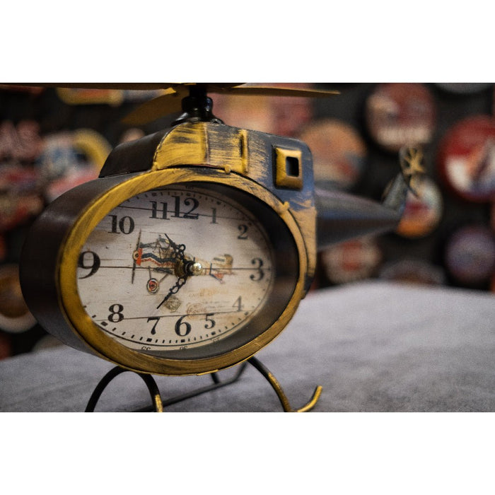 Table Clock - Helicopter - eazy wagon