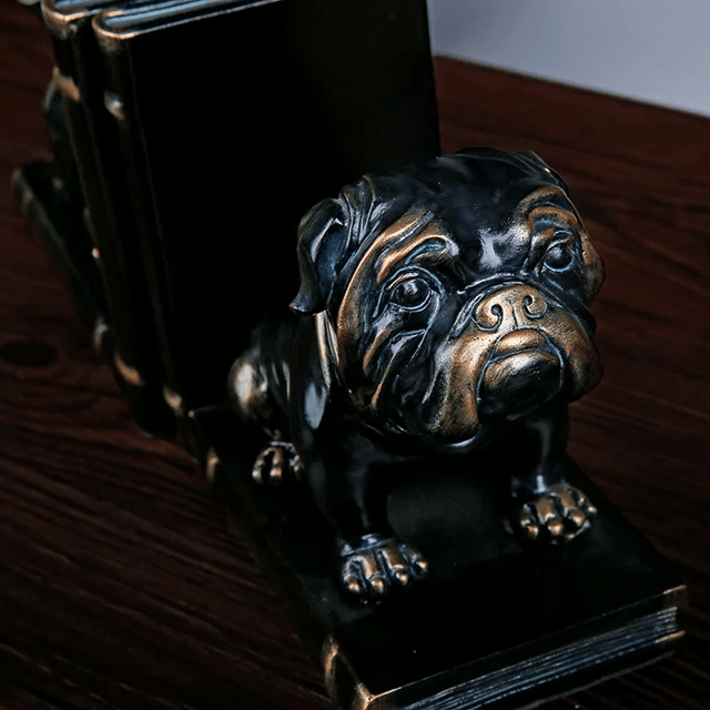 Table Pieces - Bull Dog Bookends