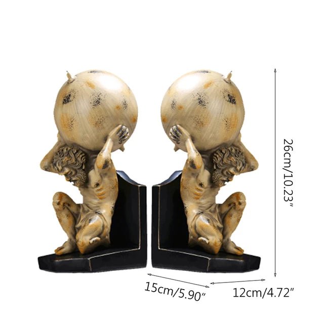 Table pieces - Greek Globe sphere Bookends