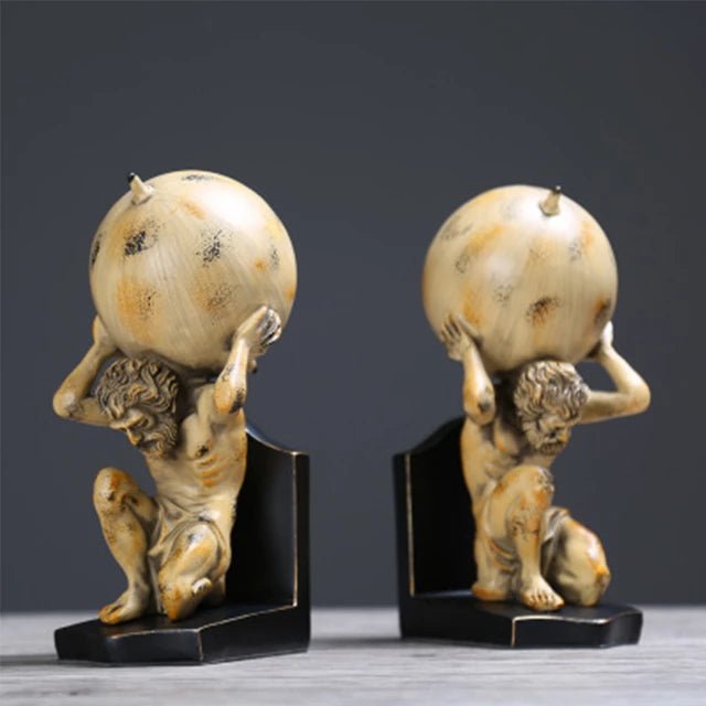 Table pieces - Greek Globe sphere Bookends