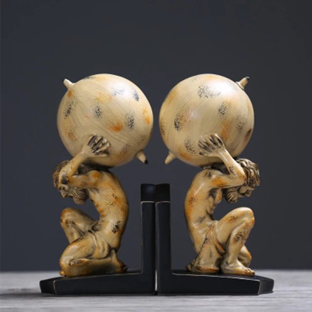 Table pieces - Greek Globe sphere Bookends