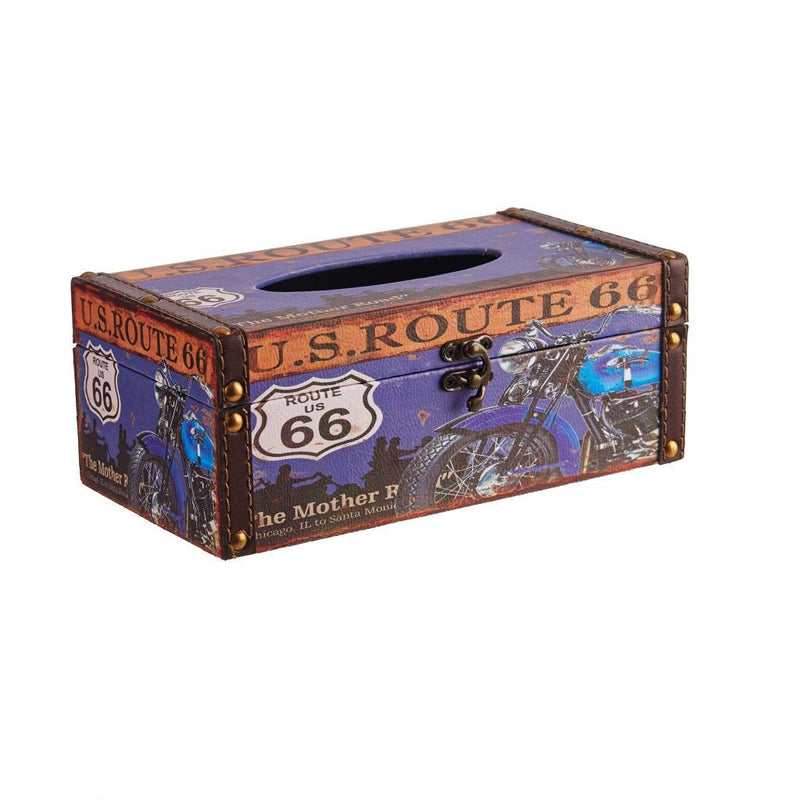 Tissue boxes - Blue Route 66 - eazy wagon