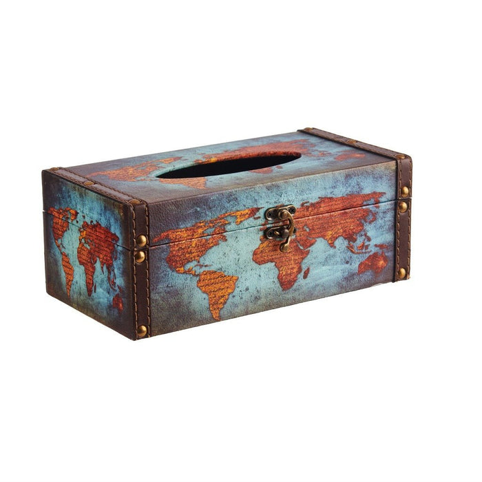 Tissue boxes - World Map - eazy wagon